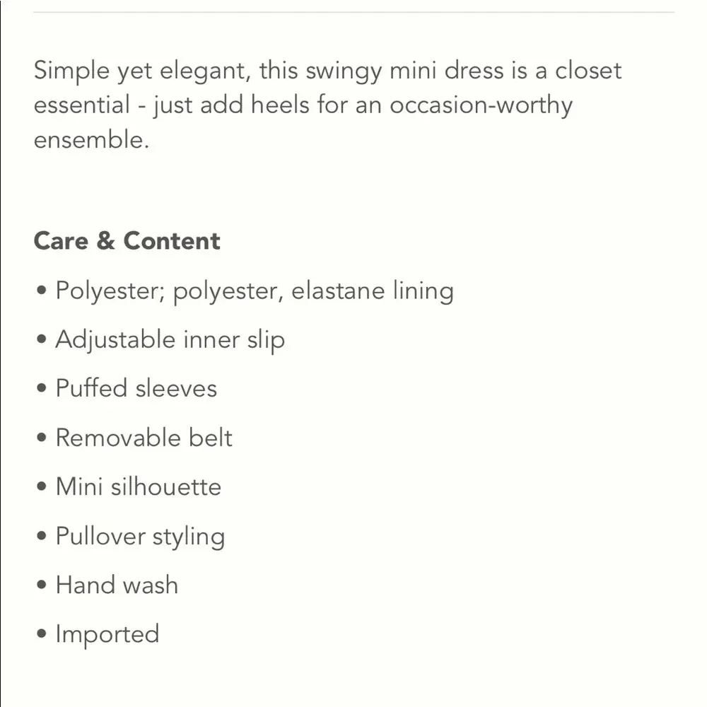 Anthropologie Amal Textured Mini Dress by Mare - Picture 7 of 7